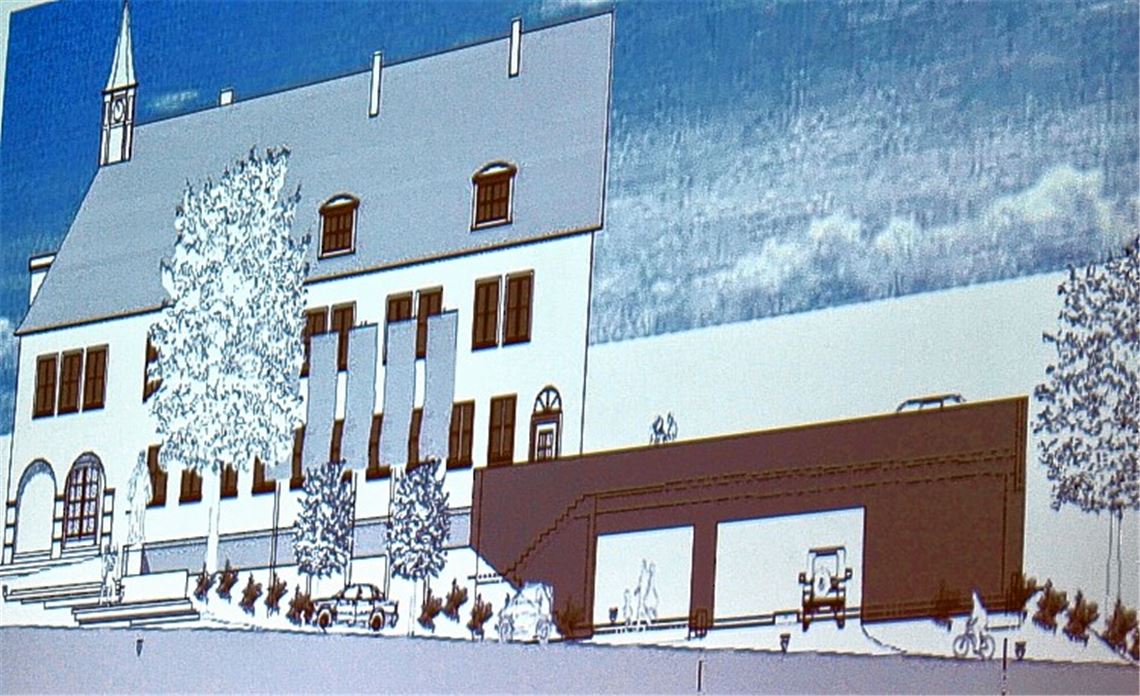 Über 2,1 Millionen Euro kostet die Tiefgarage samt Parkdeck am Rathaus. Foto: Filitz