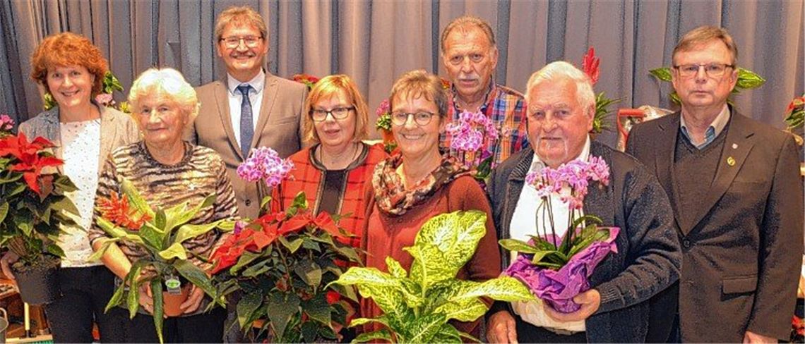 Siegerehrung bei der „Gartenschau im Kleinen“
