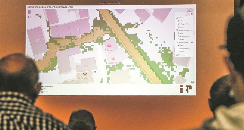 Über Gefahrenlagen bei Starkregen können sich Sternenfelser und Diefenbacher Bürger ab sofort ein eigenes Bild machen.Fotos: Deeg, Archiv