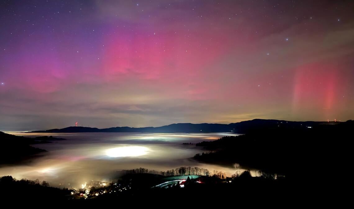 Über dem Südwesten könnten in den kommenden Tagen wieder Polarlichter zu sehen sein. (Archivbild)