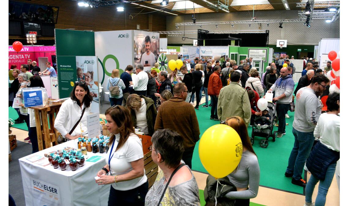 Über mangelnde Resonanz können die Aussteller bei der Messe Mühlacker wahrlich nicht klagen. Fotos: Stahlfeld