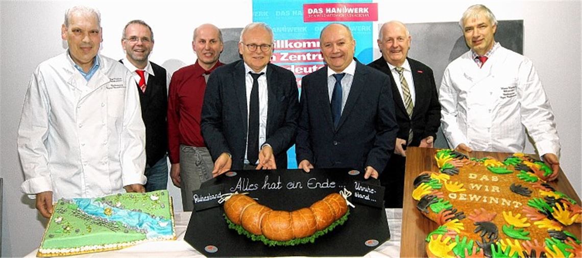 Handwerker für Fusion der Berufsschulen