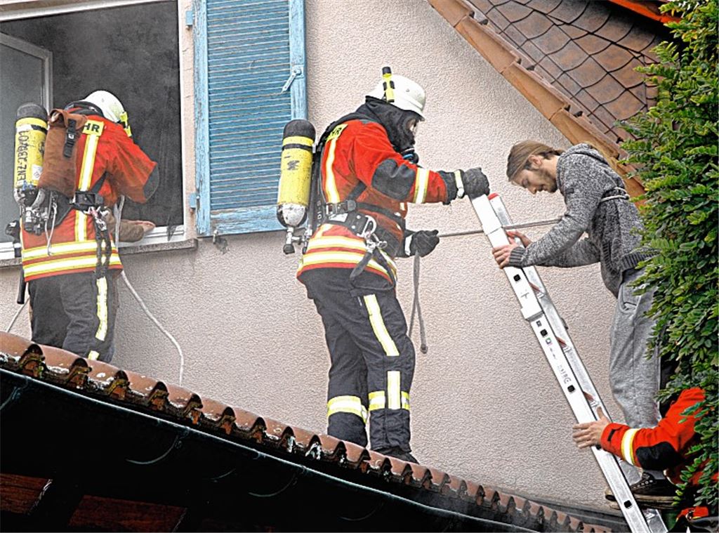 Sternenfelser Feuerwehr probt den Ernstfall