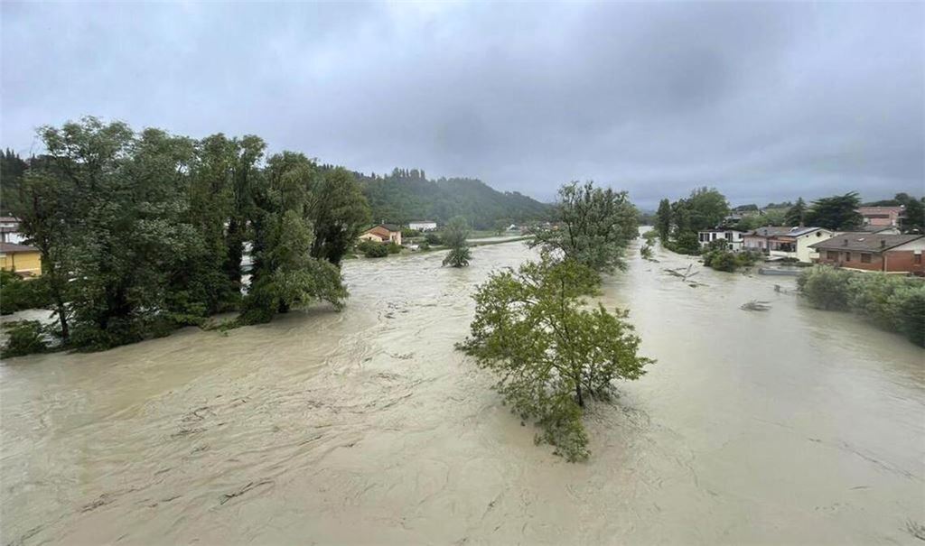 Überschwemmungen in der italienischen Region Emilia-Romagna.