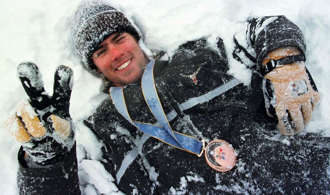 Ueli Kestenholz feierte 1998 den Gewinn von Olympia-Bronze. (Archivbild)