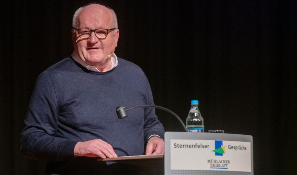 Ulrich Dietz spricht über das Wirtschaften in anspruchsvollen Zeiten und macht dabei Mut, unkonventionelle Ideen zu verfolgen. Foto: Fotomoment