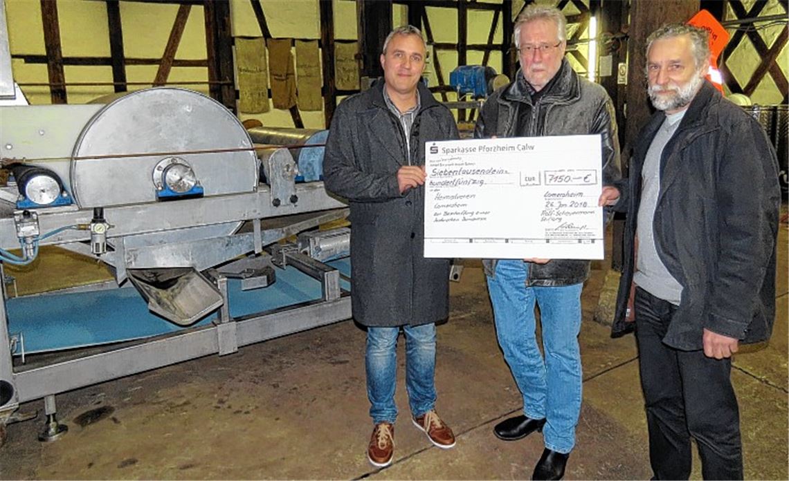 Kelter erhält neue Obstbandpresse