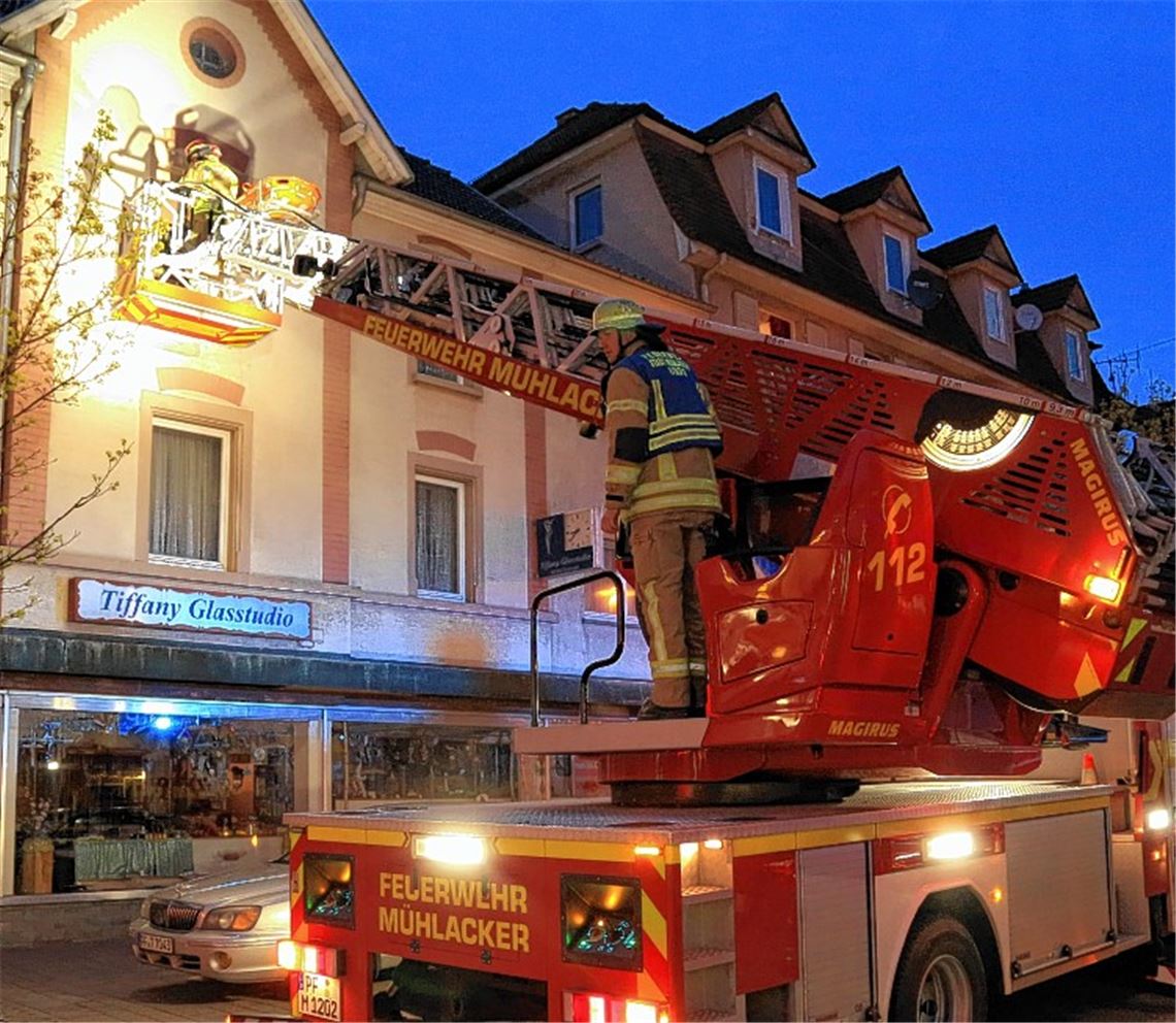 Hilfe mit der Drehleiter Hilfe mit der Drehleiter