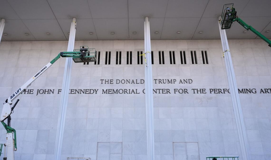 Umstrittene Umbenennung: Am renommierten Kennedy Center wurde Trumps Name angebracht. (Archivbild)