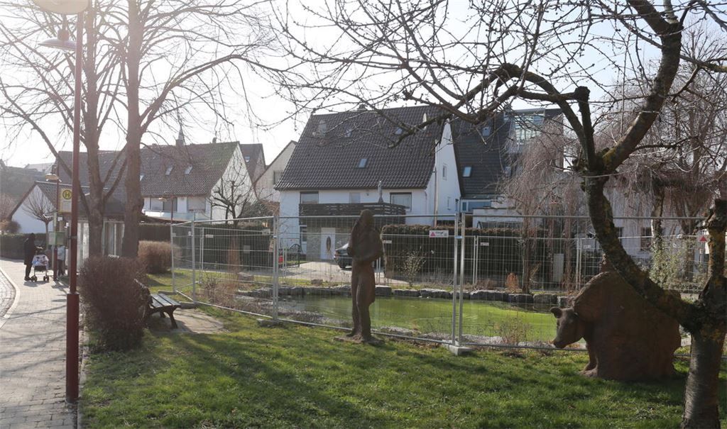 Umstrittener Zaun am Mühlteich: Als Dauerzustand ein Schandfleck? Foto: Wewoda