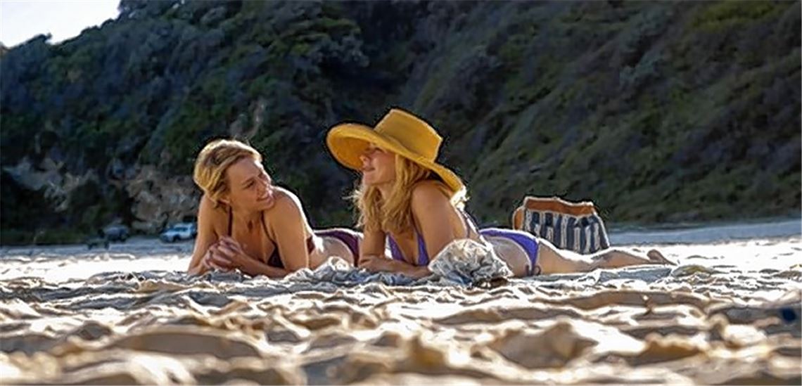 Unbeschwertes Leben am Strand.