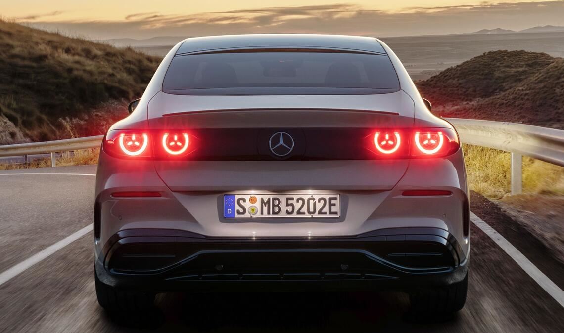 Und so sehen die Rücklichter aus.