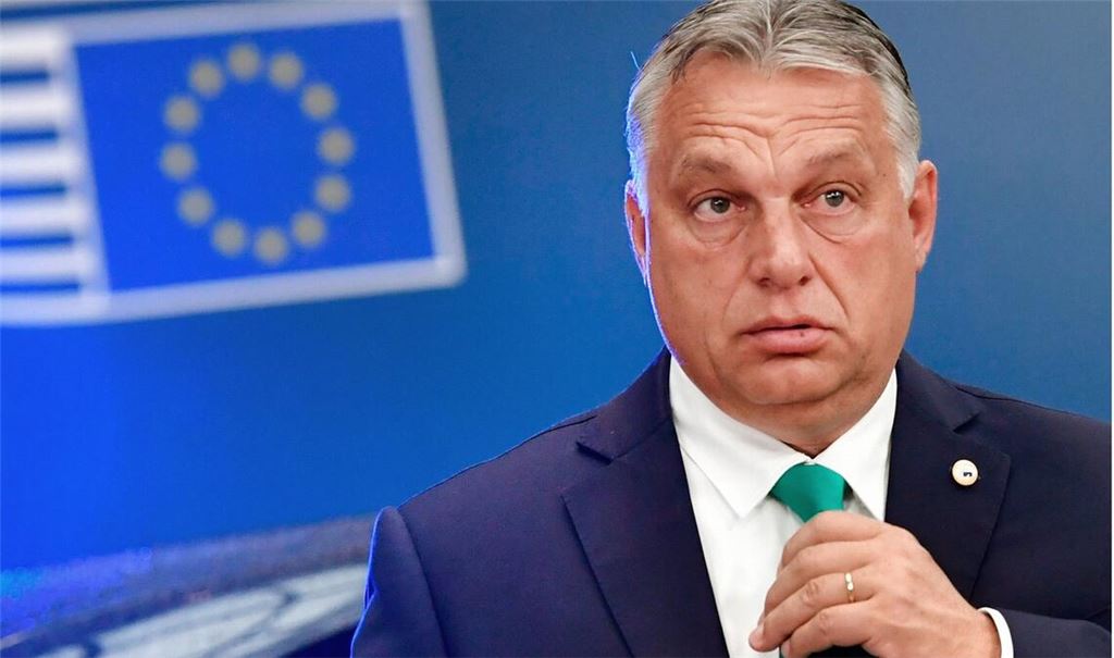 Ungarns Präsident Viktor Orbán  hält die  EU hin, sagen Kritiker.
