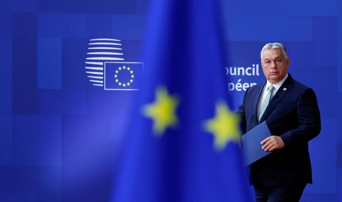 Ungarns scheidender Ministerpräsident Viktor Orban hat sein Veto gegen ein milliardenschweres EU-Darlehen zurückgezogen. (Archivbild)