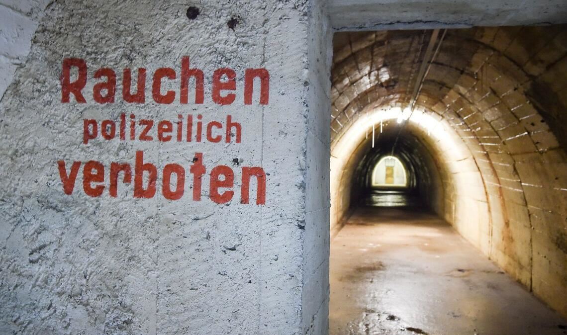 Unheimlicher Ort, aber ein potenzieller Schutzraum: Bunker bei der Villa Reitzenstein -