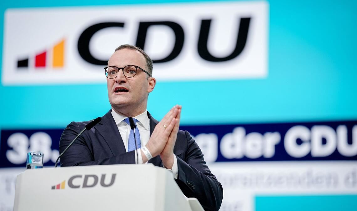 Unionsfraktionschef Sphan sieht keine Alternative zu einer Zusammenarbeit mit der SPD.