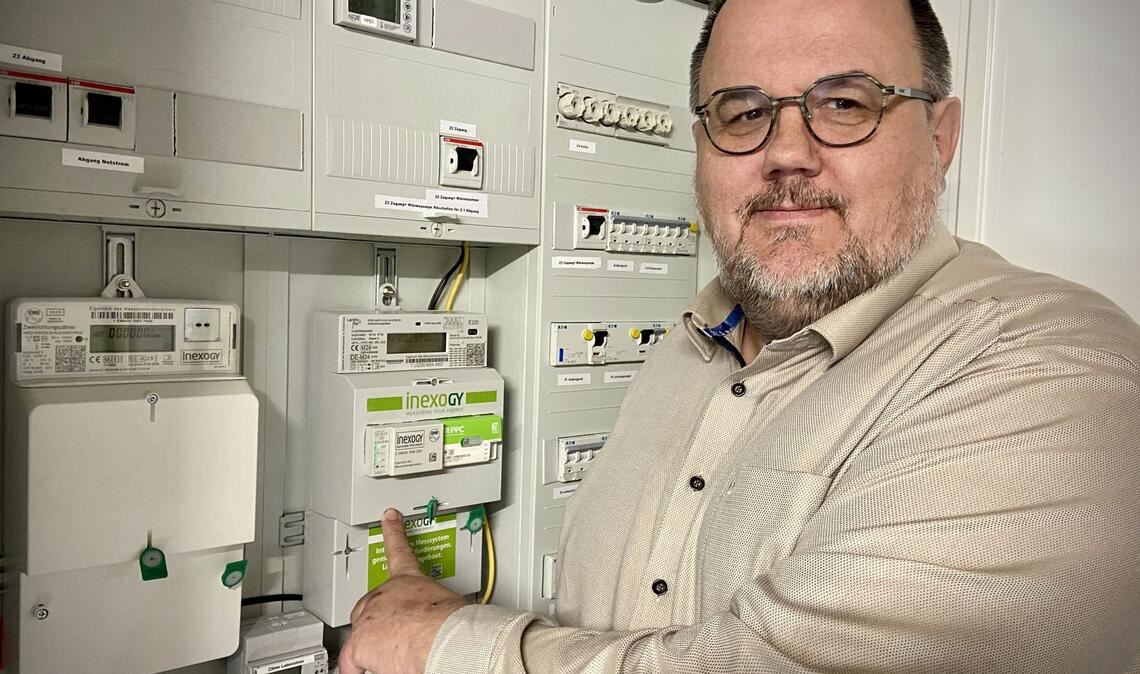 Unscheinbares Gerät mit großem Potenzial: der Smart Meter von Sven Schneegans.