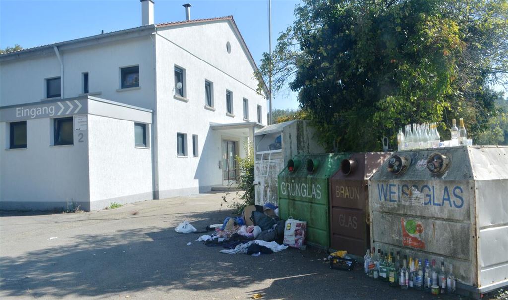Unschönes Bild in Enzberg. Foto: Stahlfeld