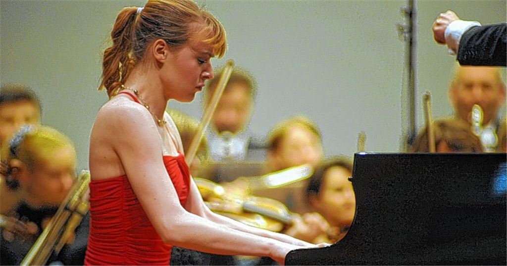 Unter anderem auf der CD enthalten: Die Solistin Magdalena Müllerperth interpretiert Schumanns Klavierkonzert.