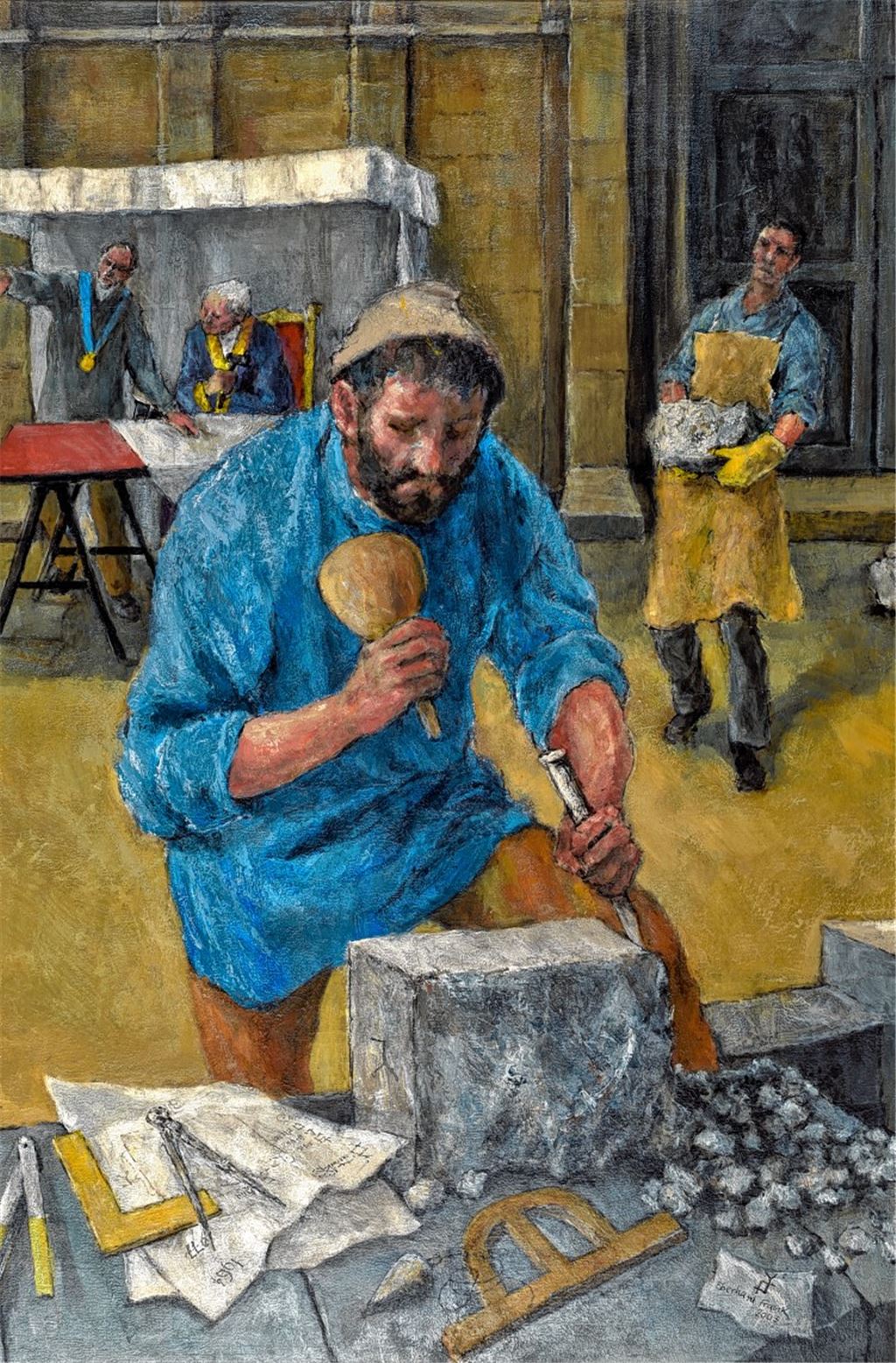 Frank-Werk ziert Freimaurer-Schau