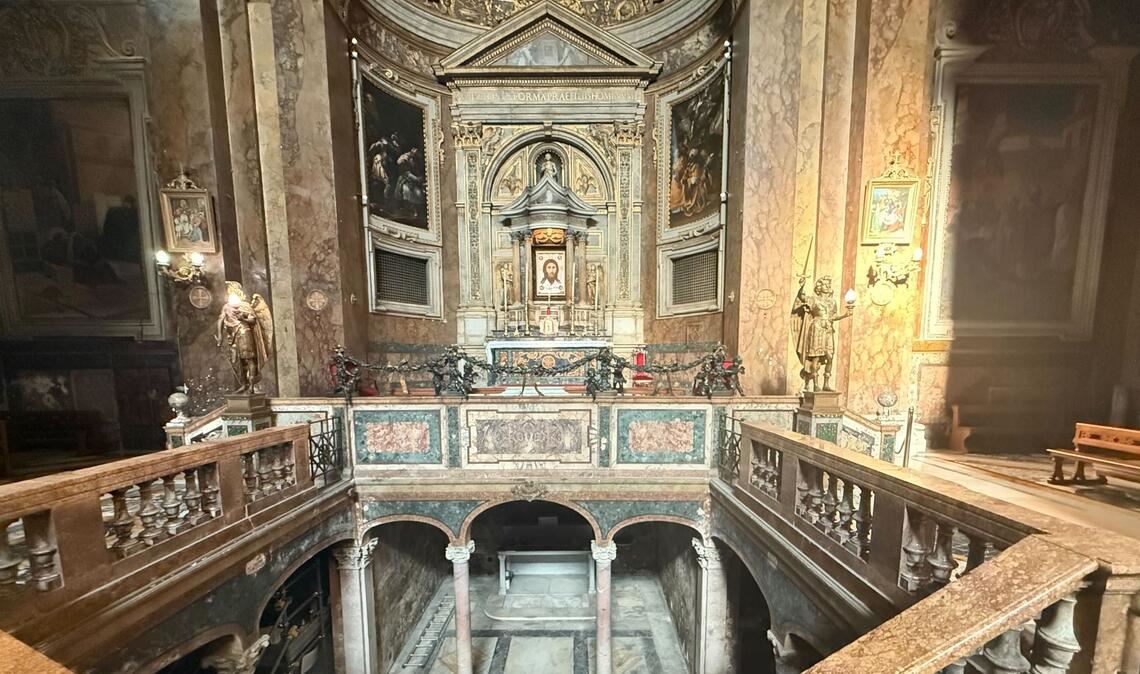 Unter dem Altar liegen Reliquien des heilig gesprochenen Papstes Silvester I.. (Archivbild)