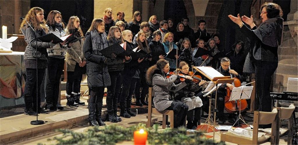 Unter der Leitung von Erika Budday präsentiert die Kurrende unter anderem die Kantate „Willkommen, süßer Bräutigam“.