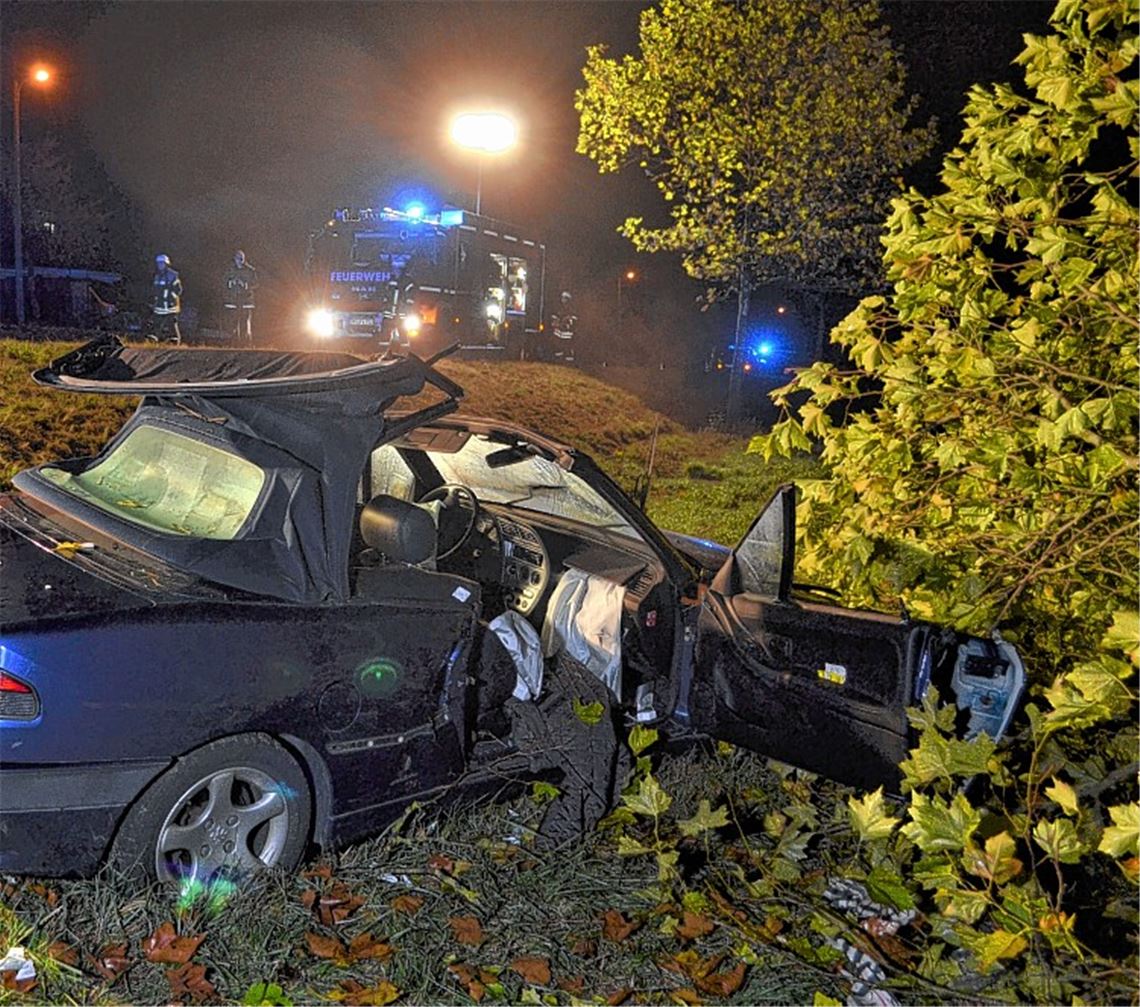Unfall fordert einen Schwerverletzten