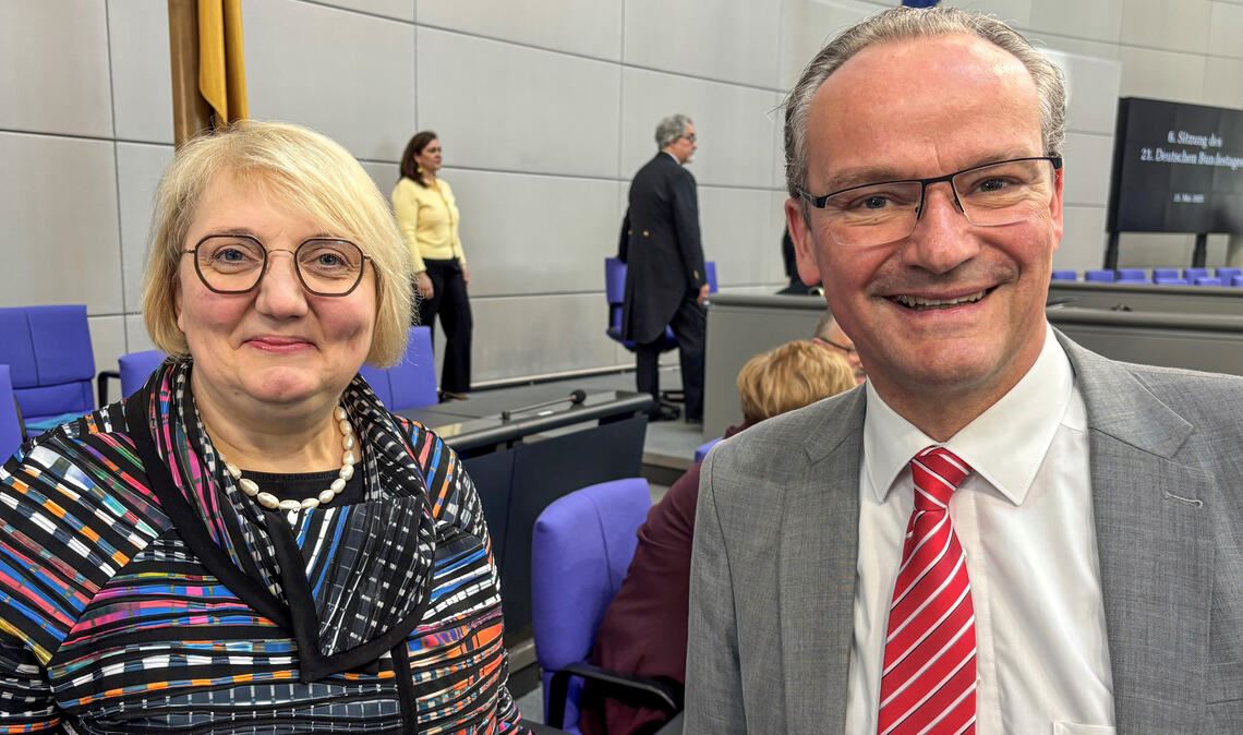 Unterstreichen die Bedeutung der Beschlüsse in dieser Woche im Koalitionsausschuss: Katja Mast (SPD) und Gunther Krichbaum (CDU).
