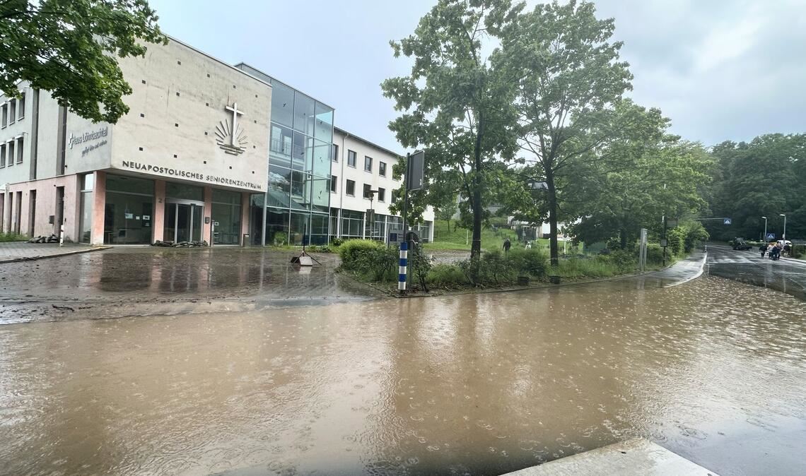 Unwetter in Fröndenberg (Nordrhein-Westfalen)