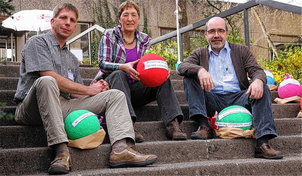 Unzufrieden mit der Arbeit der Landesregierung: Die Lehrergewerkschafter Dietrich Gerhards (v. li) , Doro Moritz und Joachim Eichhorn. 
