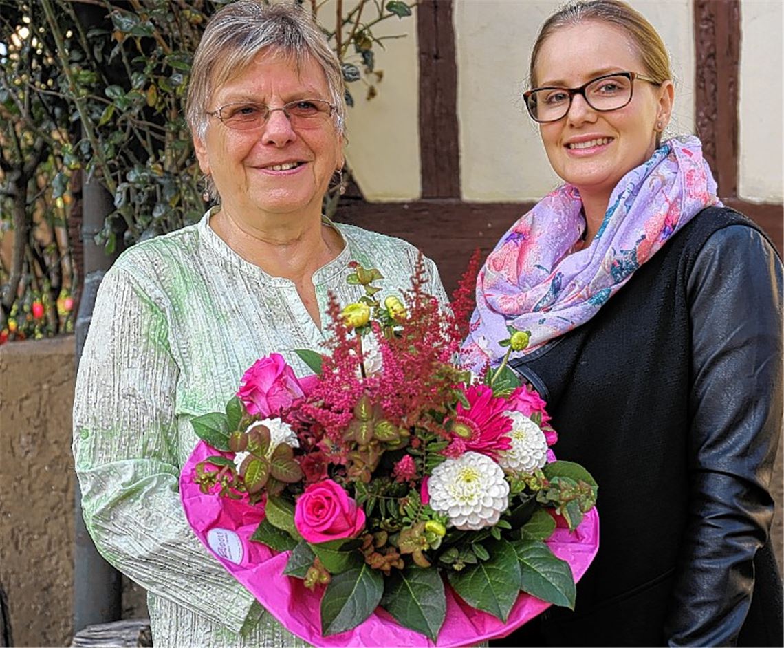 Blumengruß geht nach Schmie