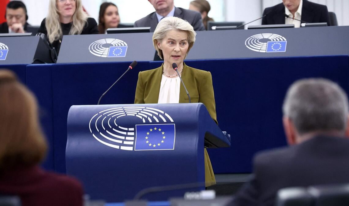 Ursula von der Leyen betonte die Bedeutung des Bürokratieabbaus für Europas Wettbewerbsfähigkeit.
