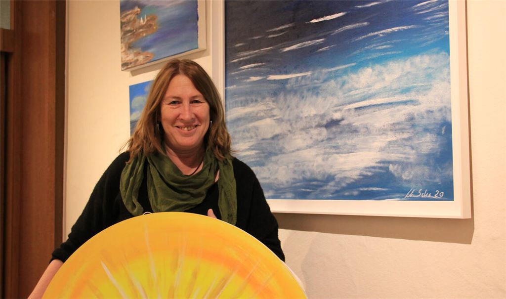 Ute Schoch stellt im Rathaus aus. Foto: privat