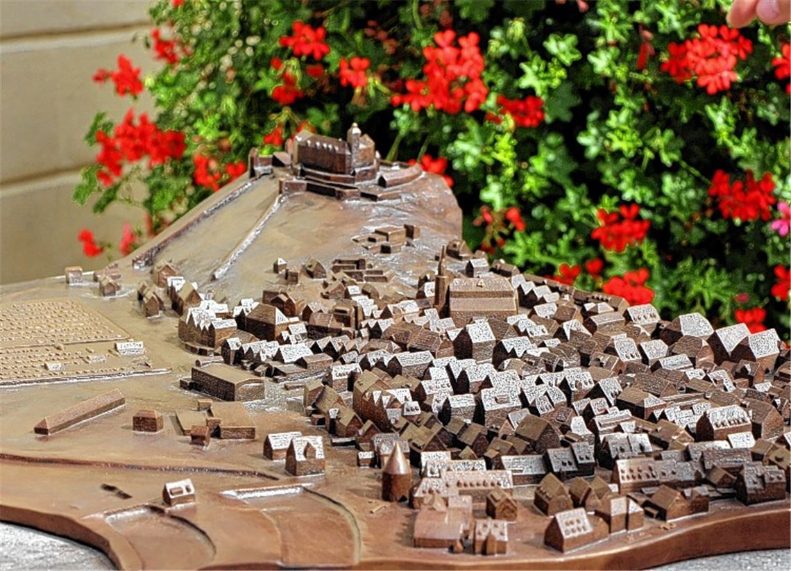 Bronzemodell stellt Vaihingen vor