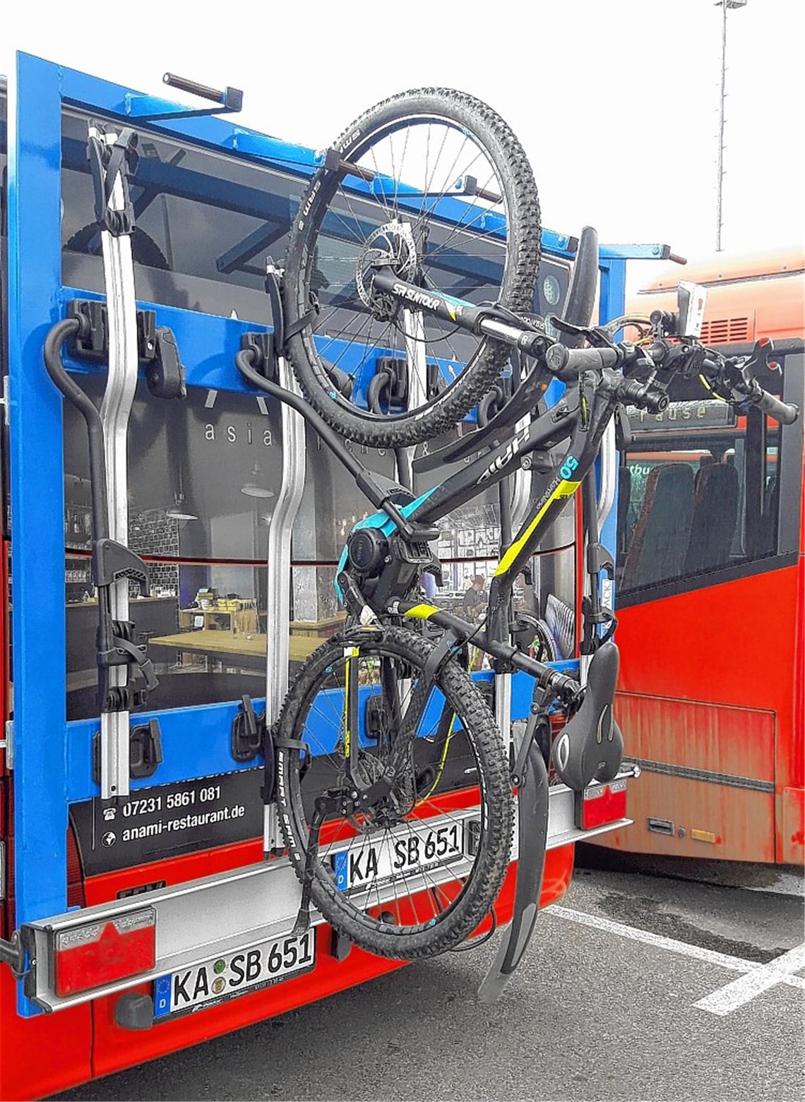 Mit dem Velobus zum Kraichradweg