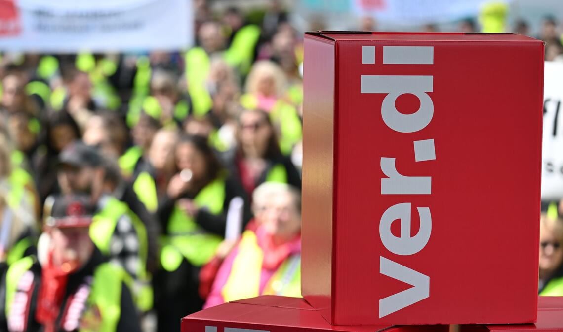 Verdi hatte bundesweit zu Warnstreiks im Handel aufgerufen.