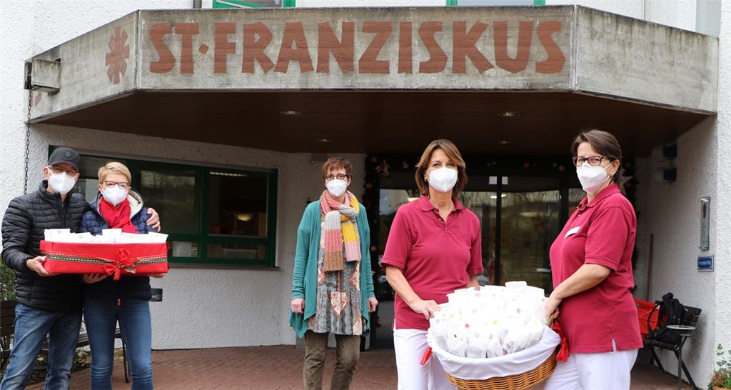 Verein beschenkt Pflegekräfte