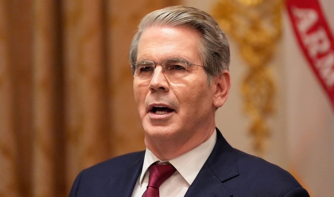 Verkündet schärfe US-Sanktionen gegen Russland: US-Finanzminister Scott Bessent. (Archivbild)