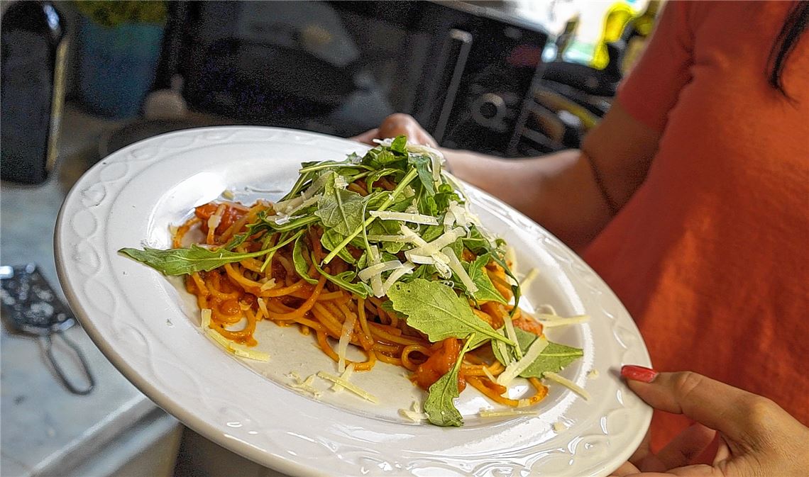 Verlockend: An heißen Tagen empfehlen die Profis leichte, frische Gerichte – und dieses Gericht aus dem Restaurant „Da Joe“ erfüllt alle Kriterien.Recken