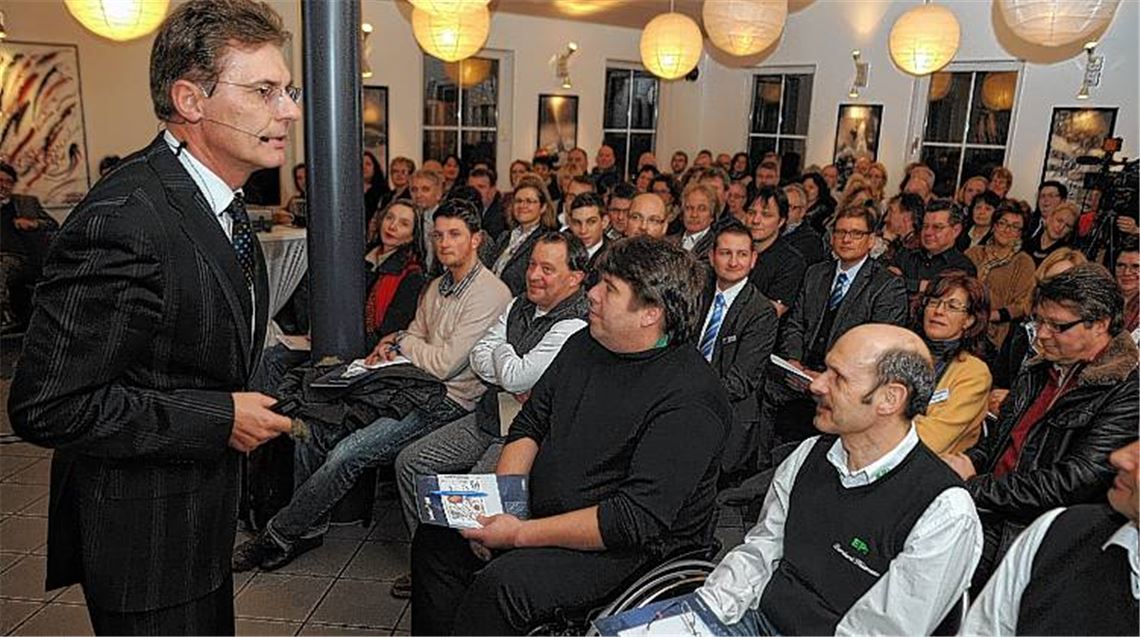 Verstand es, die Unternehmer aus Mühlacker und der Region zu überzeugen: Marketing-Experte Norbert Beck lüftete in seinem Service-Vortrag das Geheimnis des (unternehmerischen) Erfolgs. 