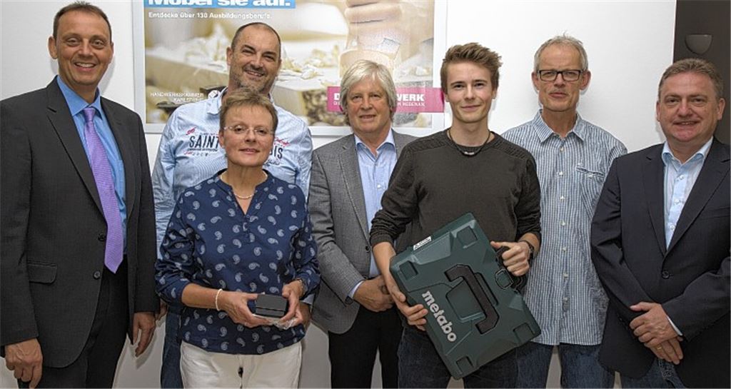 Schreinergeselle gleich dreifach ausgezeichnet