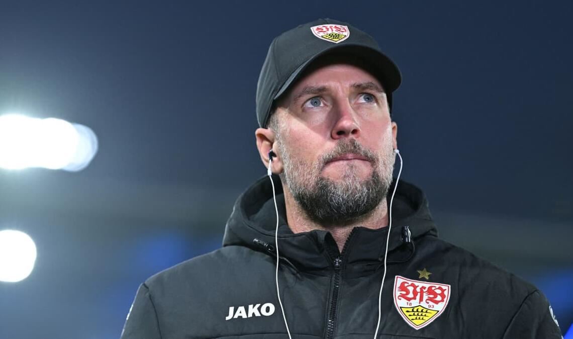 VfB-Trainer Sebastian Hoeneß.