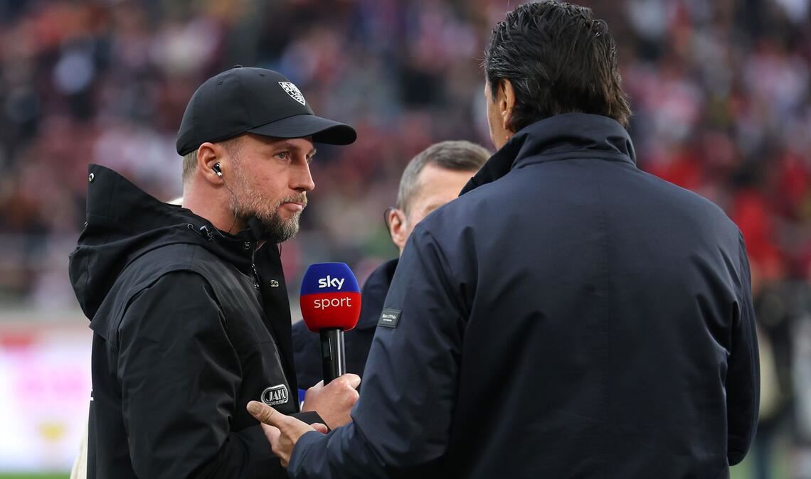 VfB-Trainer Sebastian Hoeneß wollte mit dem VfB Stuttgart gegen Borussia Dortmund punkten, um weiter im Rennen um die Champions-League-Plätze zu bleiben.