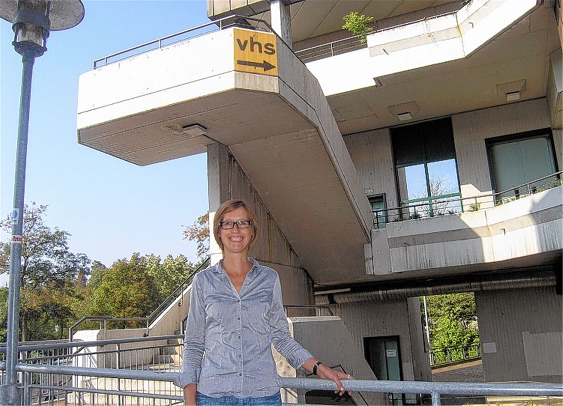 Vhs-Programm mit bewährten und neuen Angeboten: Leiterin Katja Rohloff.Archivfoto: Becker