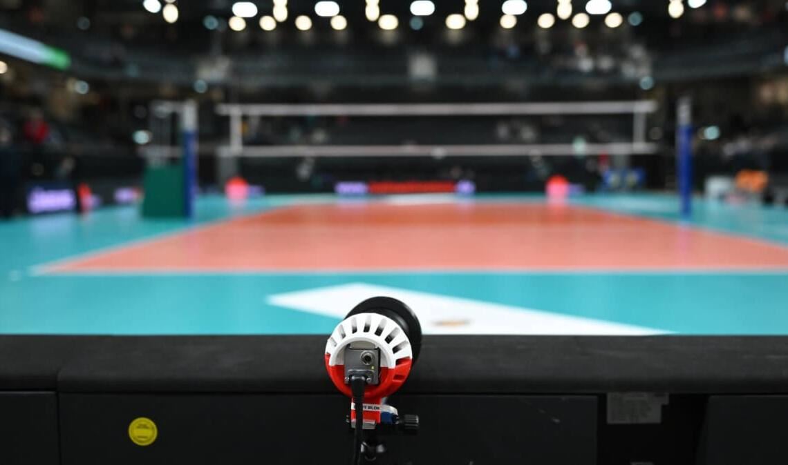 Video Challenge in der Volleyball-Bundesliga der Frauen: Insgesamt liefern 14 Kameras Bilder, mithilfe von denen der Video-Schiedsrichter strittige Entscheidungen begutachten kann.