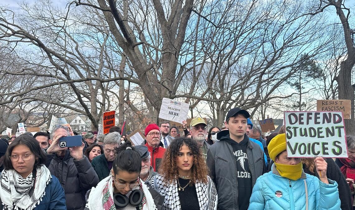 Videoaufnahmen der Festnahme von Rümeysa Öztürk lösten landesweit Empörung aus. (Archivbild)