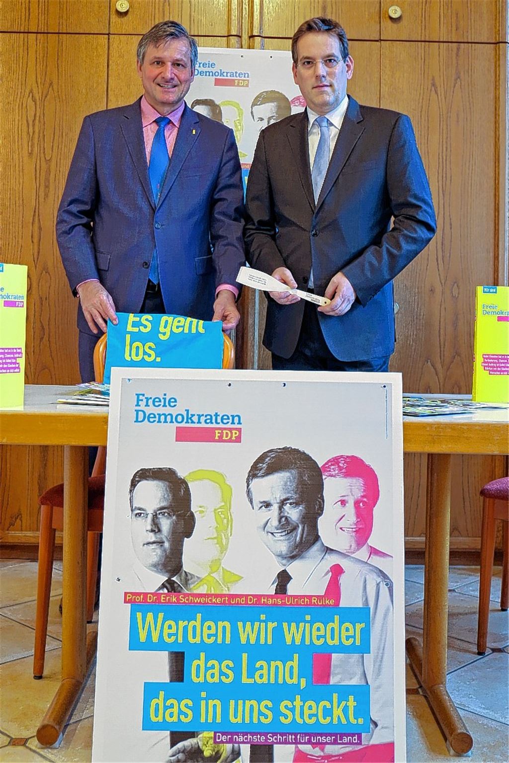 Zwei Liberale kämpfen für ein Ziel