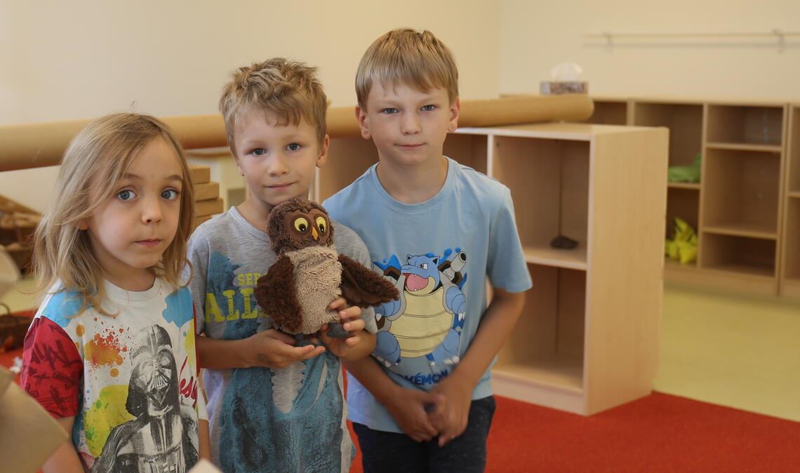 Viel Platz zum Ausprobieren: In den neuen Räumlichkeiten gibt es ein ganzes „Bauzimmer“, das den Jungen und Mädchen viele Möglichkeiten zur Weiterentwicklung gibt. Fotos: Deeg