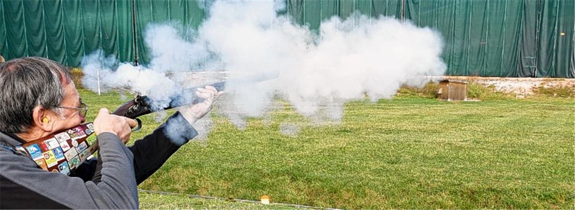 Franz Lotspeich steht im Wettkampf wie eine Eins