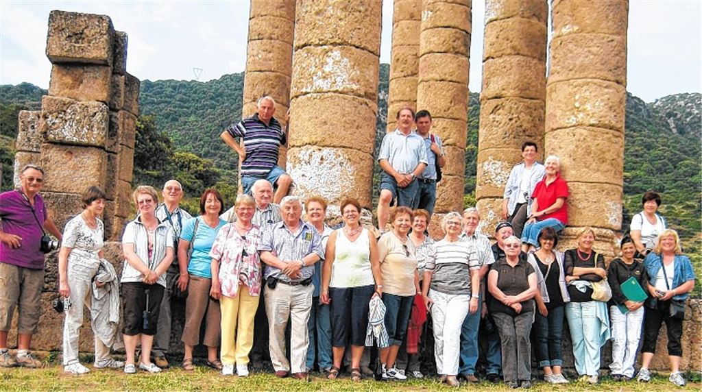 Viel zu sehen und zu erleben: die Reisegruppe der DIG auf Sardinien.